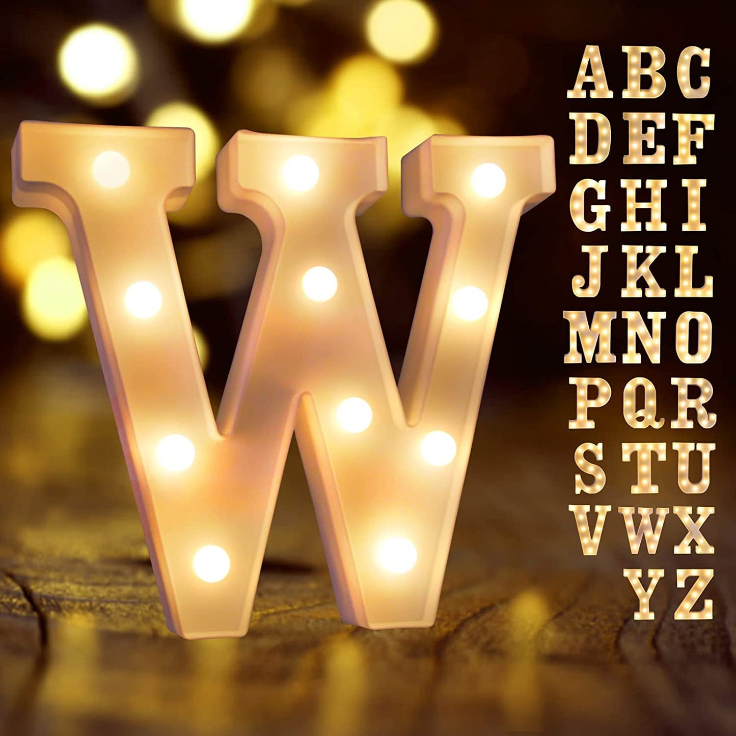 Led Lights Alphabets