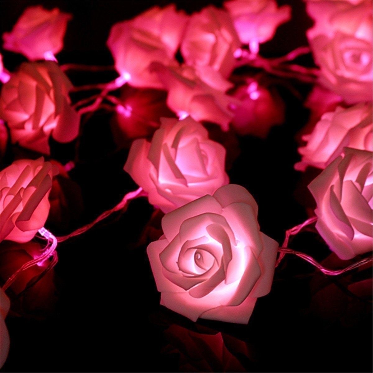 Pink Rose Led Light