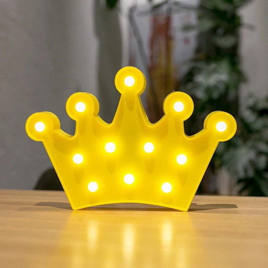 Yellow Crown led Lamp