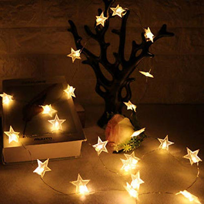 buy 30 stars led lights for home decor by charming label
